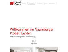 Tablet Screenshot of naumburger-moebel-center.de